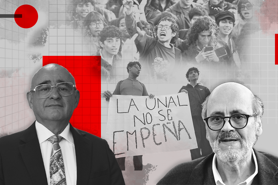 Ismael Peña y Leopoldo Múnera han protagonizado la puja por la rectoría de la Universidad Nacional.
