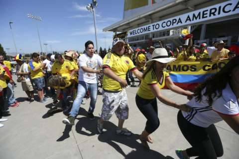 La emoción se apodera de los colombianos antes de su debut en Copa América