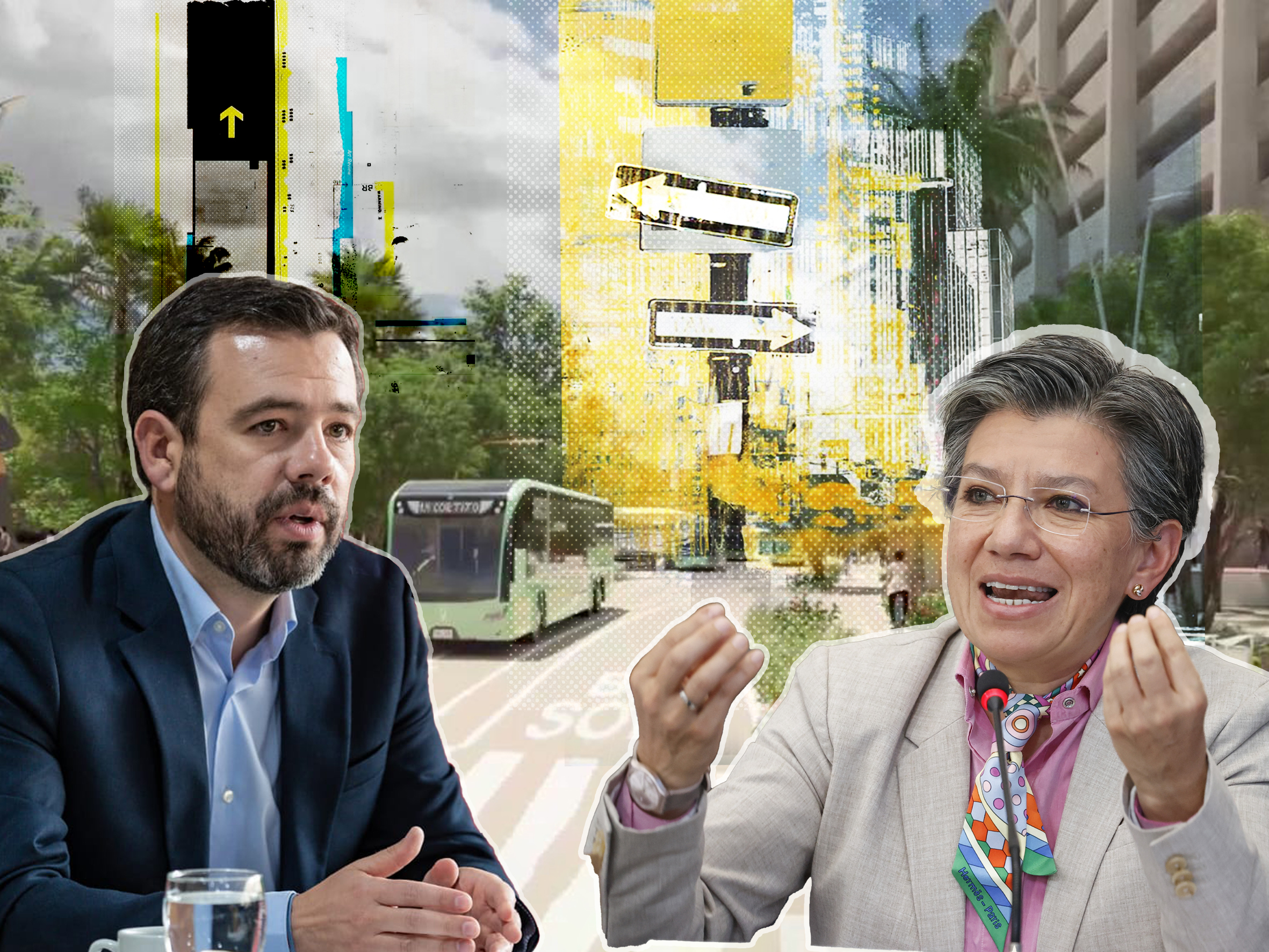 Mientras Carlos Fernando Galán quiere que no abran la licitación, para hacerle ajustes al proyecto, la alcaldesa
insiste en que intentará dejar la obra adjudicada.