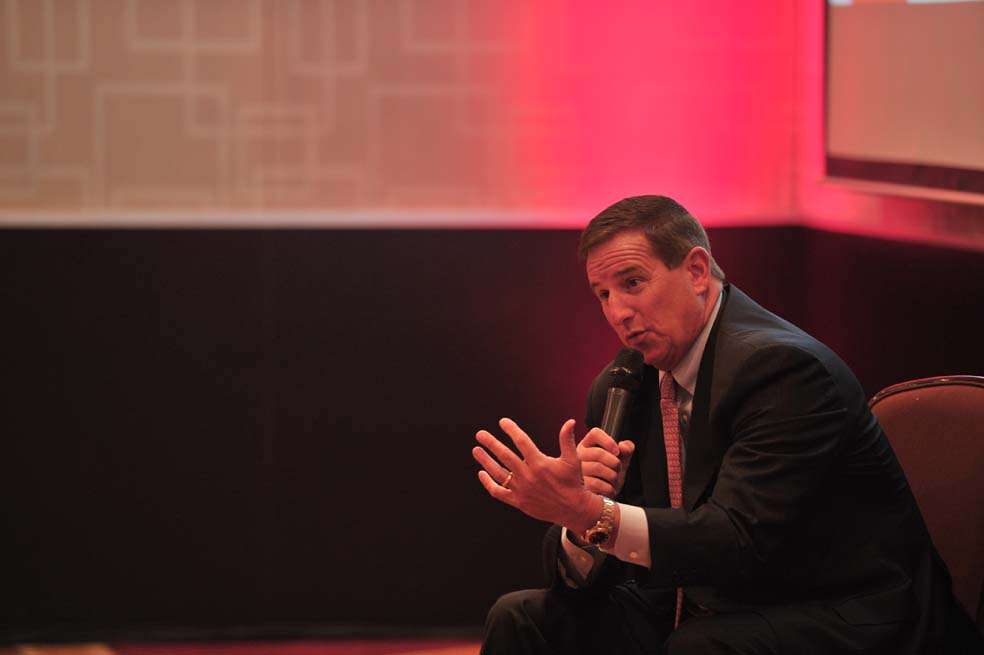 Mark Hurd, co-presidente de Oracle, señaló que Colombia se ha convertido en un país importante para la compañía por su crecimiento económico y el talento de sus profesionales. / Andrés Torres