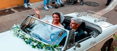 La discreta boda real de la princesa Alexandra de Luxemburgo