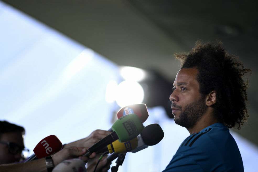 Marcelo, lateral del Real Madrid. / AFP