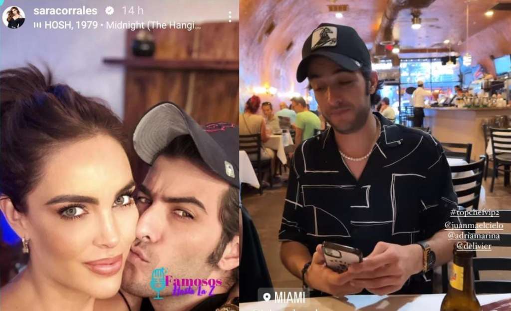 Sara Corrales compartió las primeras imágenes con su nuevo novio Juan Pablo Gil