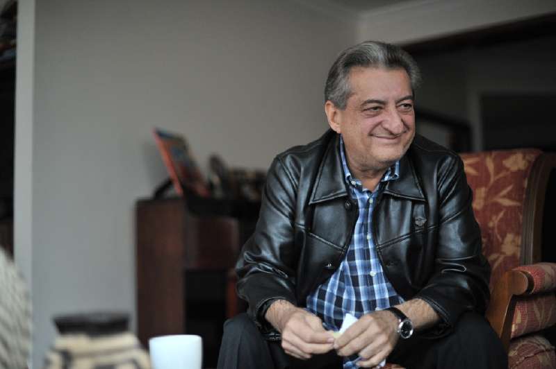 Jorge Oñate en las instalaciones de El Espectador durante la última entrevista que concedió en este medio de comunicación. / Archivo El Espectador