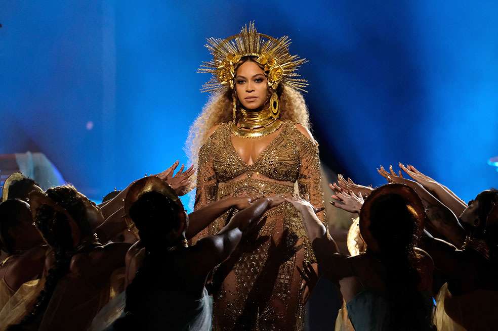 Beyoncé en los Grammy 2017. / AFP