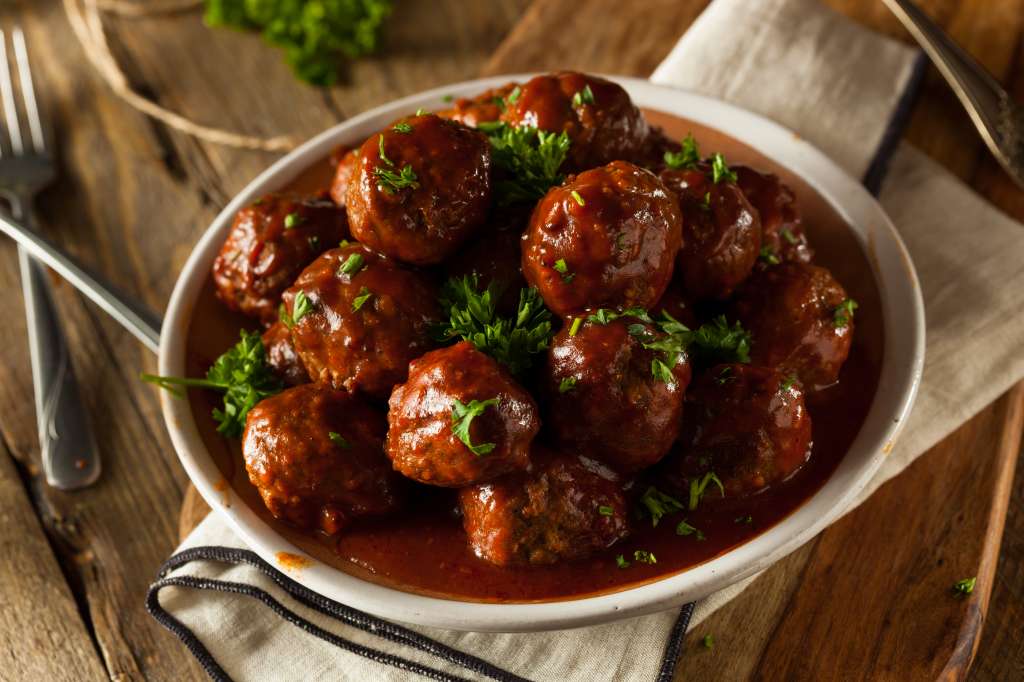 Albóndigas en salsa de ron