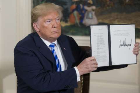 Las consecuencias de la salida de Estados Unidos del pacto con Irán