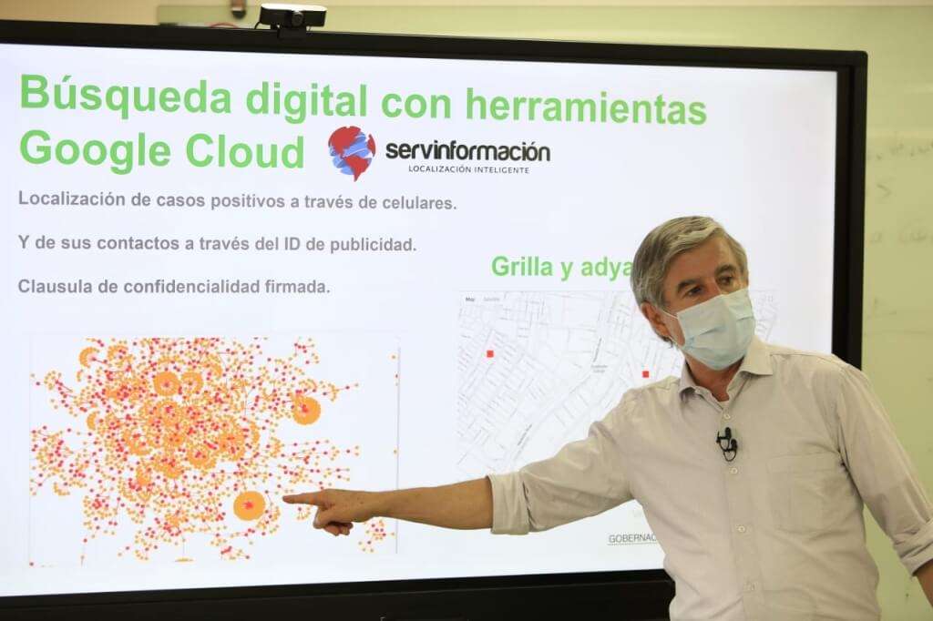 A la fecha se han enviado 82.352 mensajes a personas que sin saberlo, estuvieron cerca de alguien contagiado, de los contactados 114 se han comunicado con la gobernación para precisar su situación de salud. / Foto: Gobernación de Antioquia