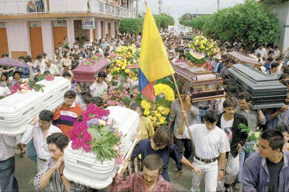 La masacre de Santo Domingo se produjo luego de enfrentamientos entre las Farc y la Fuerza Pública. / Archivo