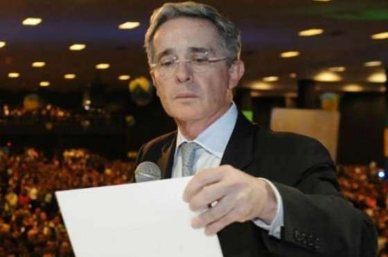 Álvaro Uribe Vélez, senador por el Centro Democrático.