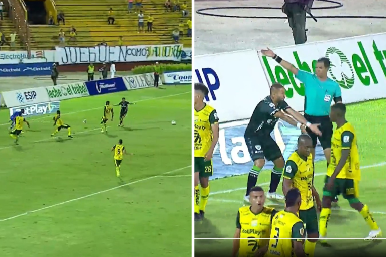 Juego sucio: acción de un recogebolas genera polémica en la Liga BetPlay