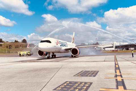 Se inaugura la primera ruta directa entre Medellín y Santiago de Chile