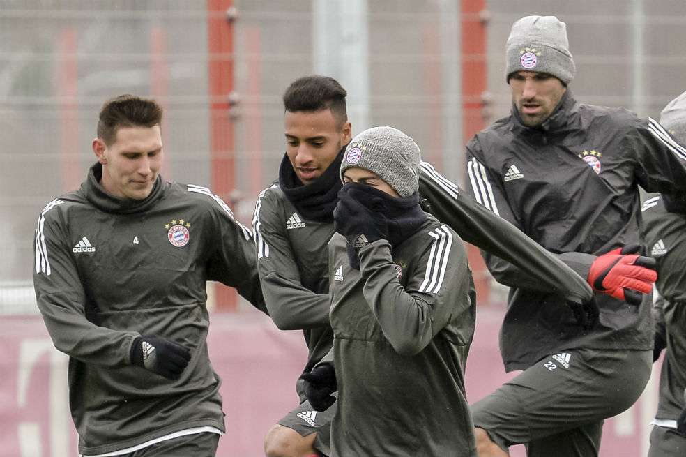James Rodríguez, mediocampista del Bayern Múnich.  / AFP