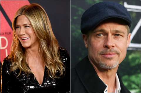 Brad Pitt fue a la fiesta de Navidad de su ex, Jennifer Aniston