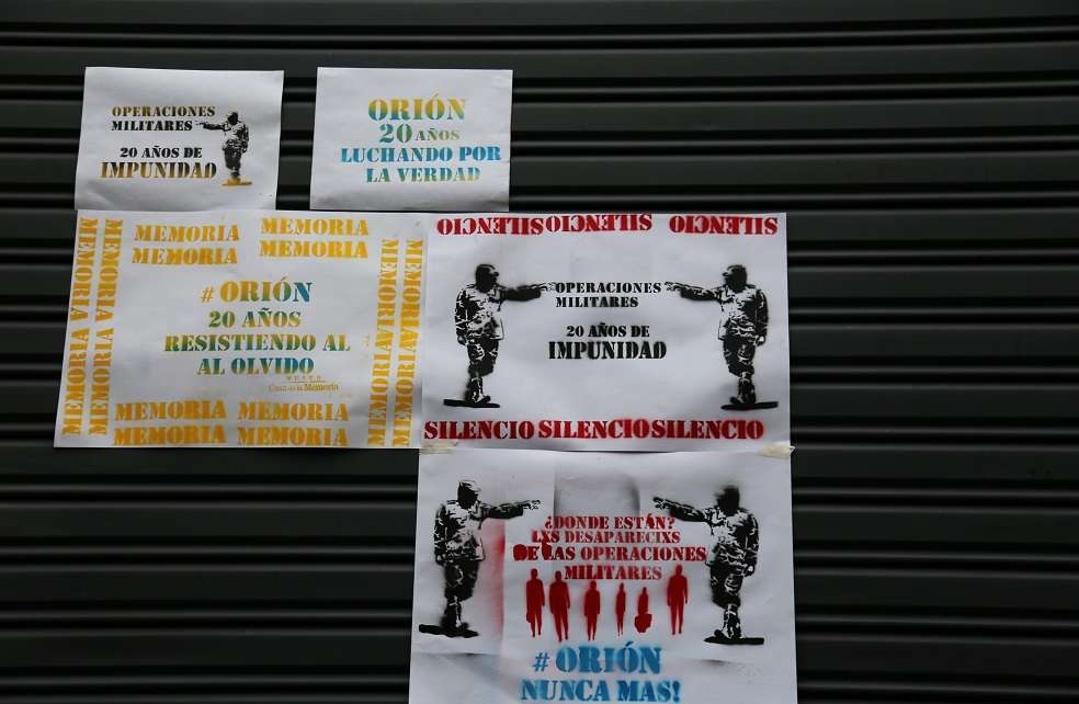 “Este año se cumplen 20 años de las operaciones militares, 20 años de dolor, injusticia, tristeza e impunidad”, Margarita Restrepo, lideresa e integrante de Mujeres Caminando por la Verdad.