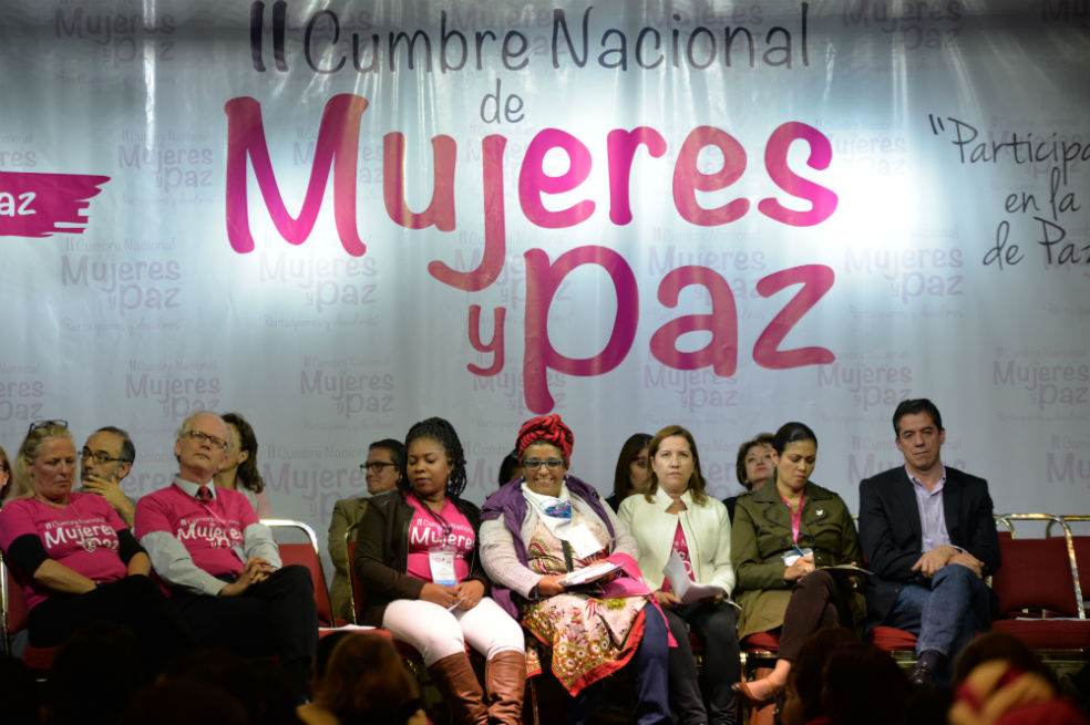 La II Cumbre de de Mujeres y Paz finalizó con la publicación de un manifiesto a favor de la paz. / Jhonathan Ramos