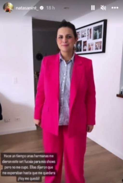 Natalia Sanint está feliz con el resultado de su cirugía para adelgazar