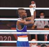 Yuberjen Martínez se metió en los cuartos de final del boxeo en Tokio 2021
