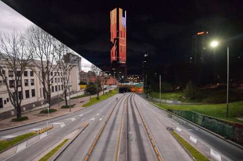 Fotos: Bogotá en cuarentena por el Coronavirus vuelve a ser una ciudad fantasma