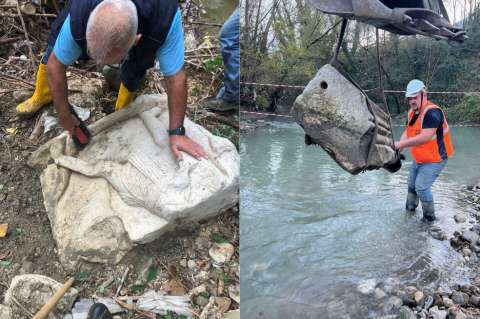 Hallan tumba romana de 2.000 años con escenas de gladiadores cerca de una vía histórica