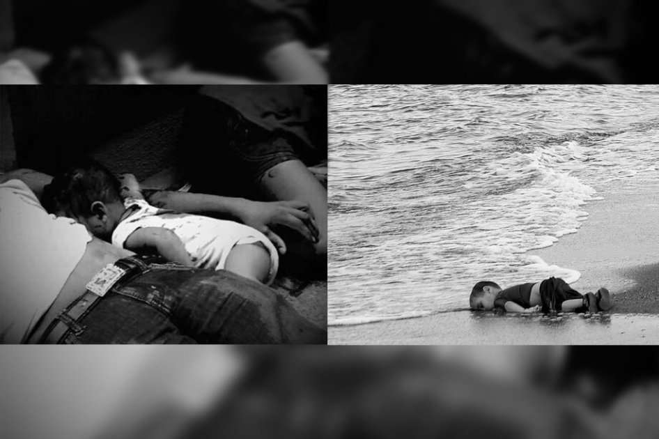 Esta es la fotografía que circula en redes sociales. Aunque muchos critican que sea difundida, al igual que como se hizo con el niño sirio, otros aseguran que es necesario que el mundo conozca el dama de la violencia por el narcotráfico en México.