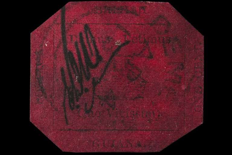 Magenta de un penique de Guayana Británica