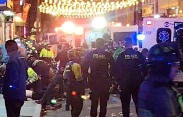 La noche de este jueves se reportó una explosión en el barrio Santa Fe.