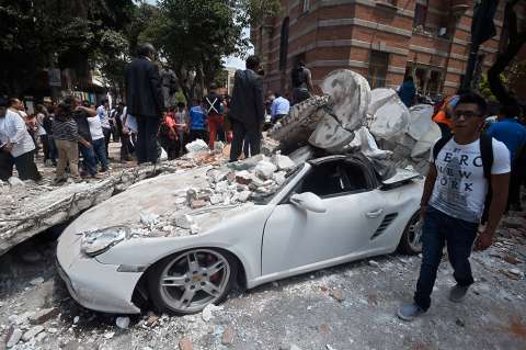 Imágenes: Ciudad de México tras el terremoto de 7,1 grados