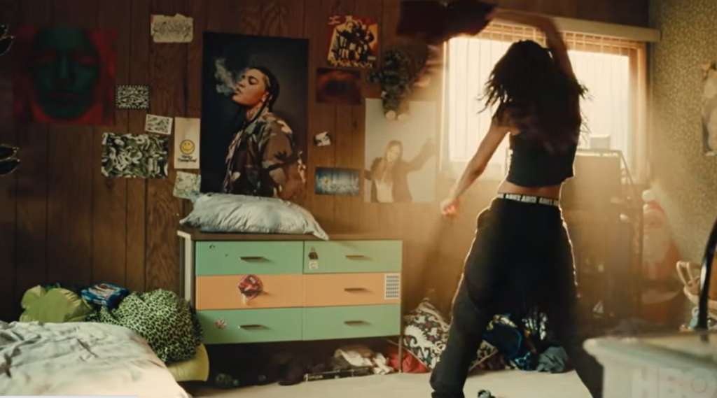 La actriz Zendaya interpreta a Rue en la serie "Euphoria", de HBO Max.