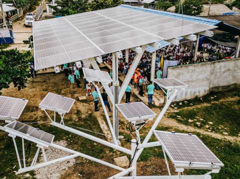 La transición energética en escuelas rurales de Montería