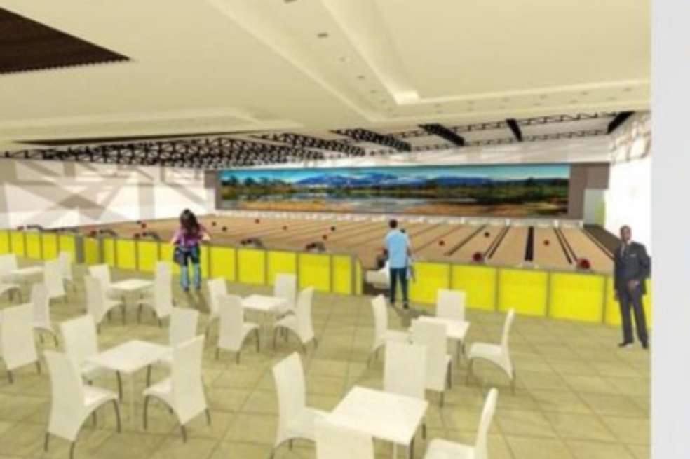 Render del proyecto de bolera para Armenia