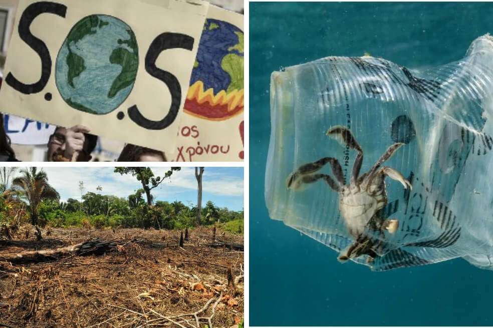 Cincuenta años después de consagrar el 22 de abril como el Día Mundial de la Tierra, los líderes mundiales y la comunidad científica declaran un llamado de urgencia por la salud ambiental del planeta. / Greenpeace/AFP/Archivo El Espectador
