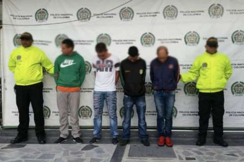 Capturan cinco integrantes de estructura criminal en Ciudad Bolívar, en Bogotá