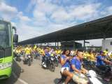 Con caravanas y aglomeraciones los caleños celebraron el triunfo de Colombia