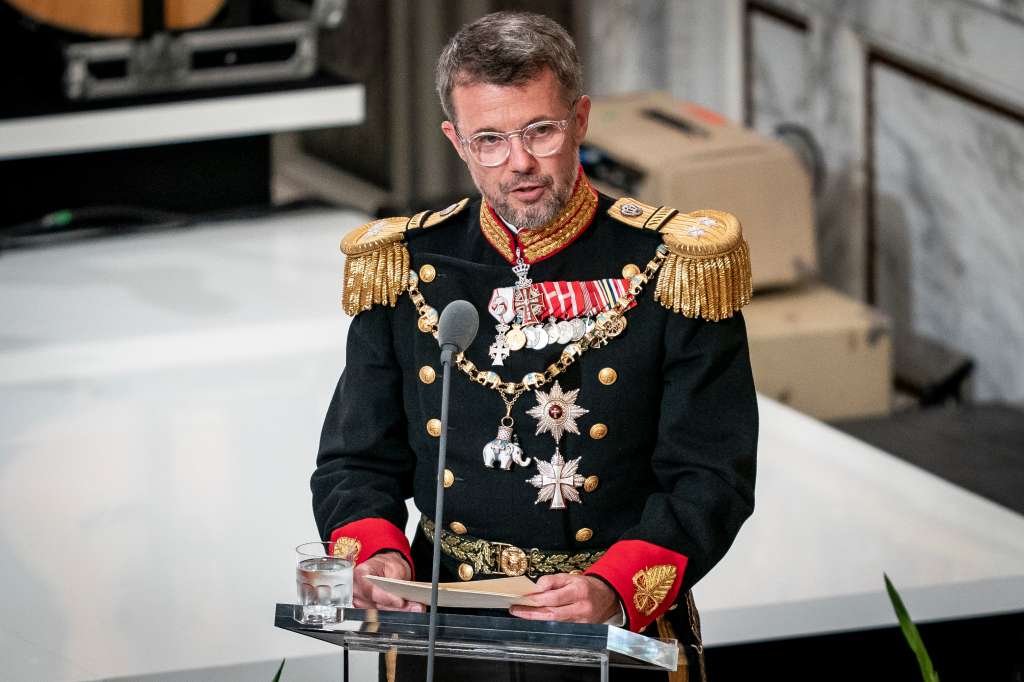 Copenhagen (Denmark), 11/09/2022.- (FILE) - Denmark's Crown Prince Frederik gives a speech during the celebration of the Queen's 50th throne anniversary at Christiansborg Palace in Copenhagen, Denmark, 11 September 2022 (reissued 08 January 2024). Denmark's Queen Margrethe II announced in her New Year's speech on 31 December 2023 that she would abdicate on 14 January 2024, the 52nd anniversary of her accession to the throne. Her eldest son, Crown Prince Frederik, is set to succeed his mother on the Danish throne as King Frederik X. (Dinamarca, Copenhague) EFE/EPA/Mads Claus Rasmussen DENMARK OUT
