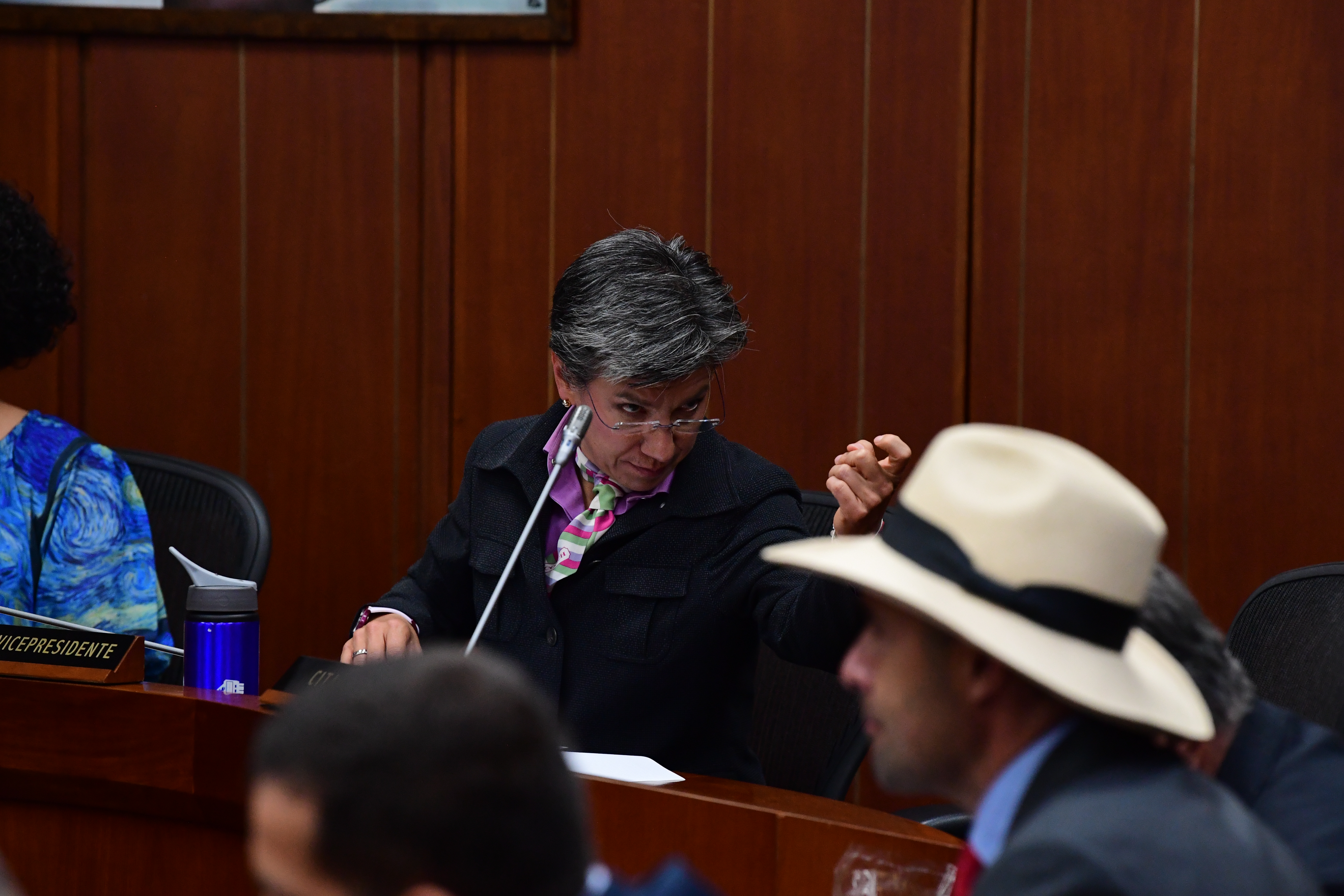Alcaldesa de Bogotá durante el debate de control político gerenciamiento de residuos botadero doña Juana