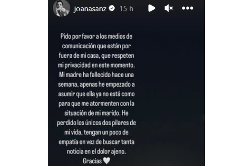 La modelo le envió varios mensajes de apoyo a su esposo, el futbolista Dani Alves, luego de ser arrestado este fin de semana, por presunto abuso sexual.