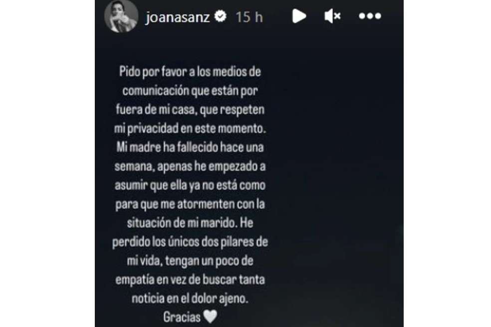 La modelo le envió varios mensajes de apoyo a su esposo, el futbolista Dani Alves, luego de ser arrestado este fin de semana, por presunto abuso sexual.