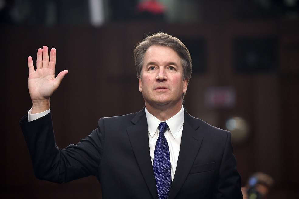 Juez Brett Kavanaugh, nominado por Trump a la Corte Suprema de Justicia. / AFP