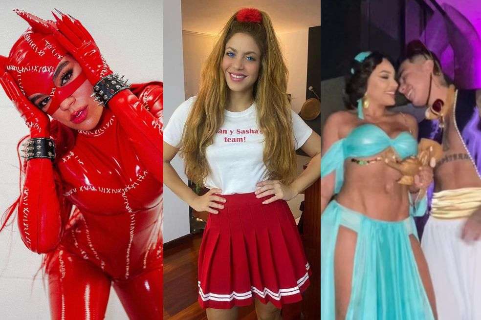 Famosas como Shakira, Karol G, Andrea Valdiri y muchas más celebraron Halloween por todo lo alto y mostraron sus mejores disfraces.