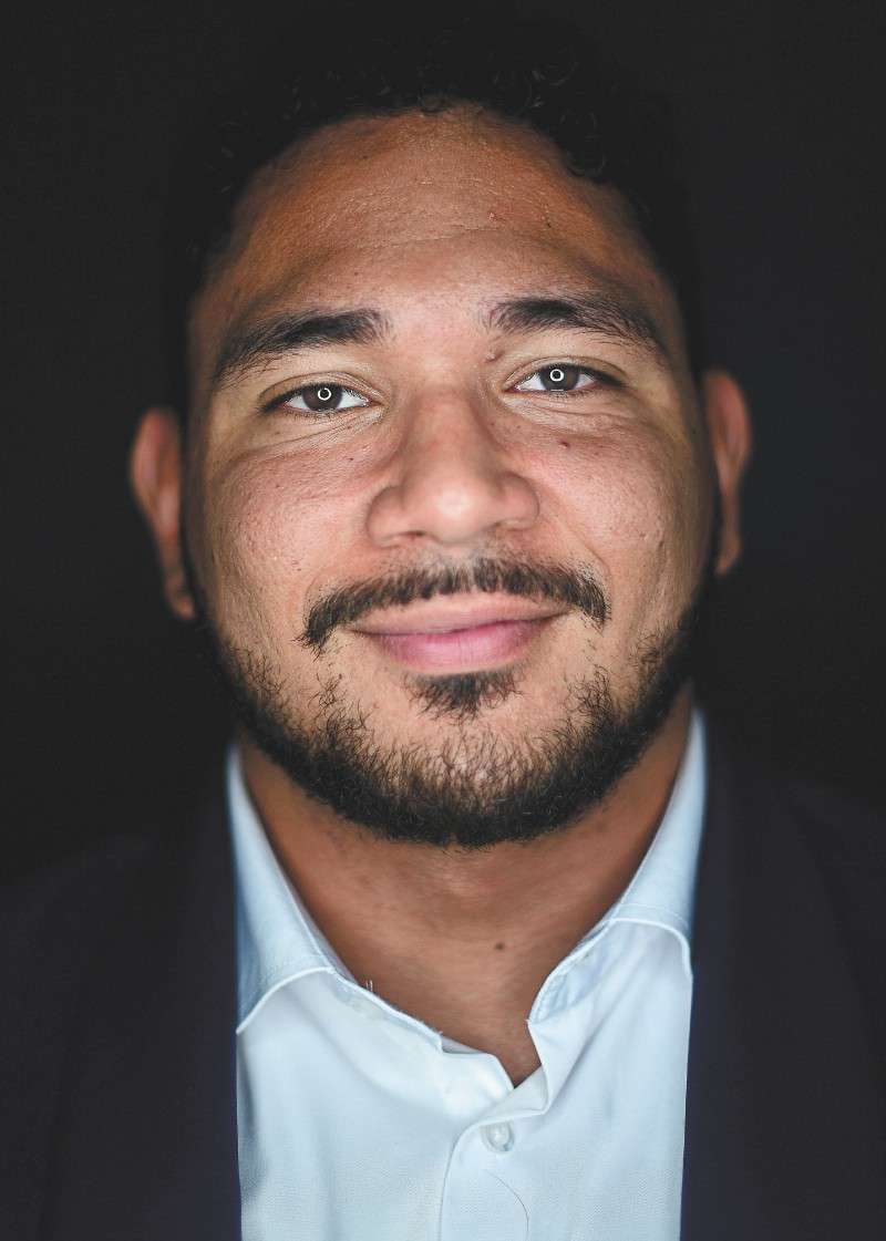 Rafael Cerro, pesista cartagenero, durante la entrega de los reconocimientos en la ceremonia del Deportista del año de El Espectador. / Nelson Sierra G.