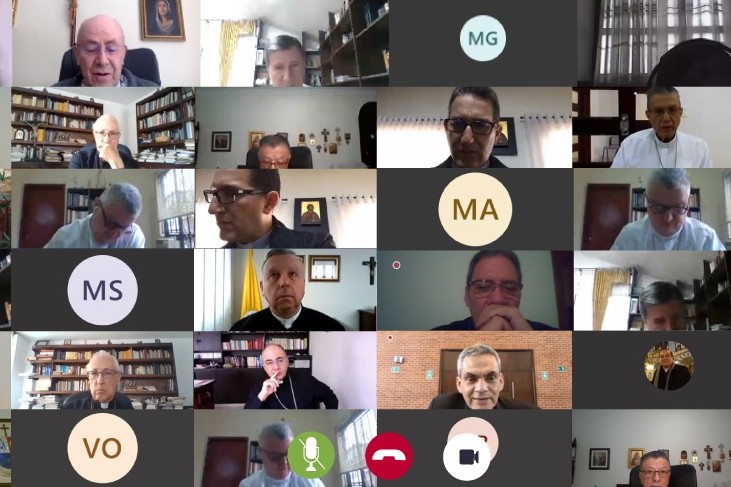 Reunión virtual Conferencia Episcopal.
