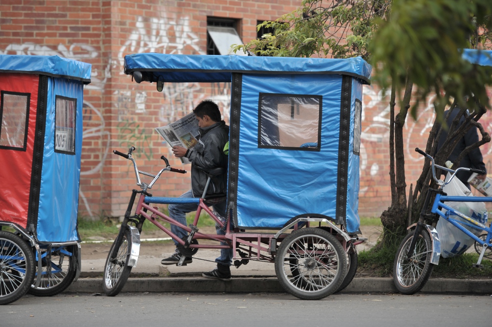 En 2013 se contabilizaron alrededor de 3.000 bicitaxistas en Bogotá. / Andrés Torres