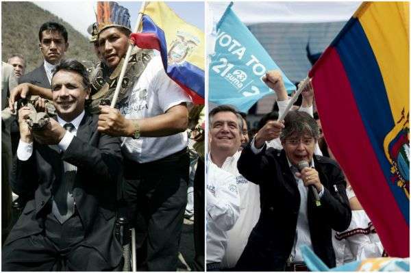 Lenín Moreno | Guillermo Lasso. / EFE.