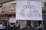 Con protesta, comerciantes de San Victorino rechazaron nueva cuarentena en Bogotá