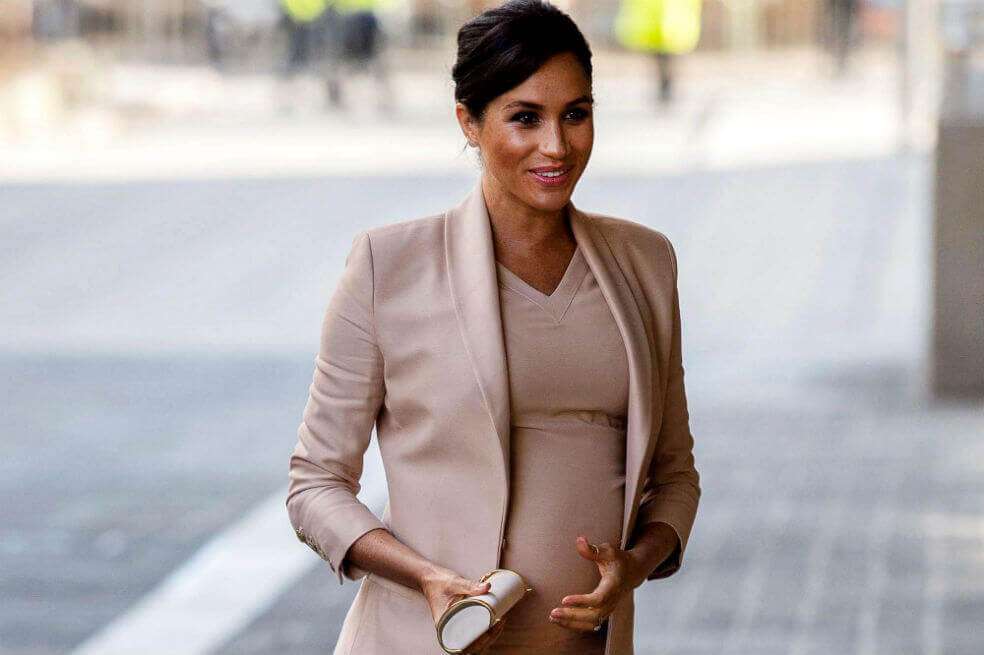 Hasta el parto de Meghan Markle genera polémica