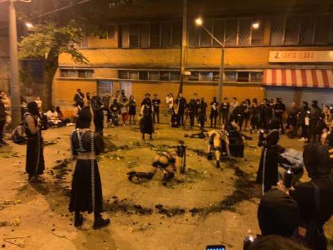 El "rito satánico" que denunció Lafaurie en realidad es un performance