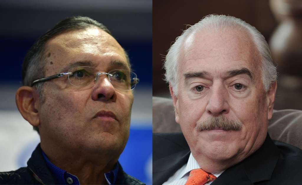 Senador Efraín Cepeda y expresidente Andrés Pastrana.