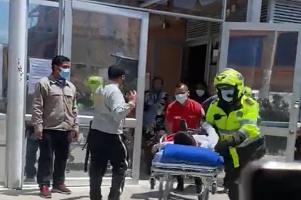 17 menores fueron traslados al Hospital de Suba.