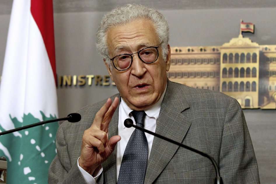 El enviado especial de la ONU a Siria, Lajdar Brahimi/ AFP